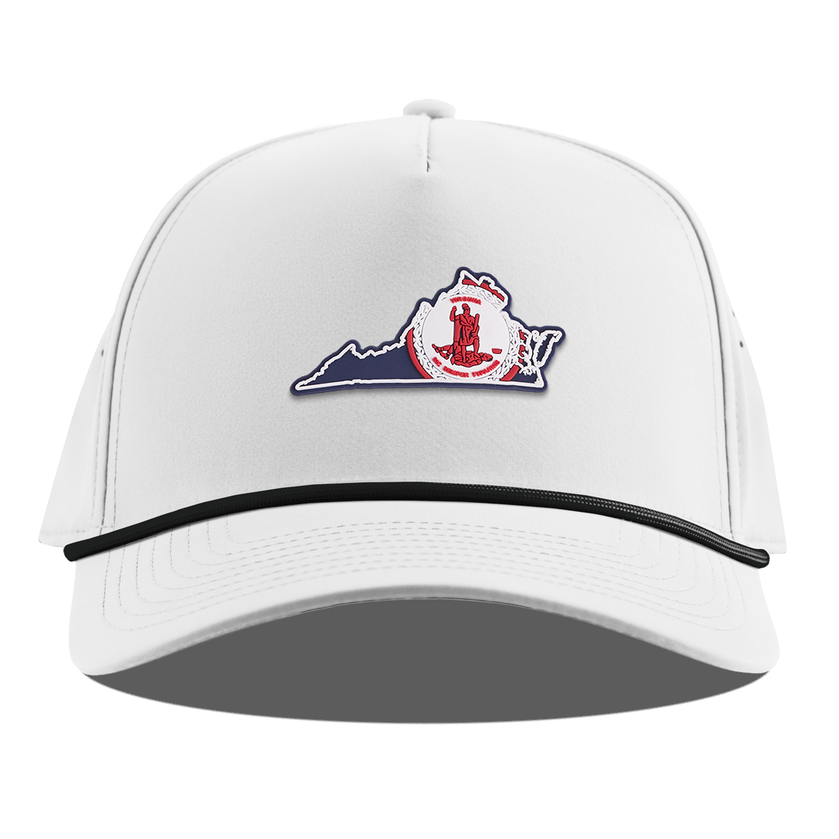 Virginia Patriot Series Curved 5 Panel Rope White