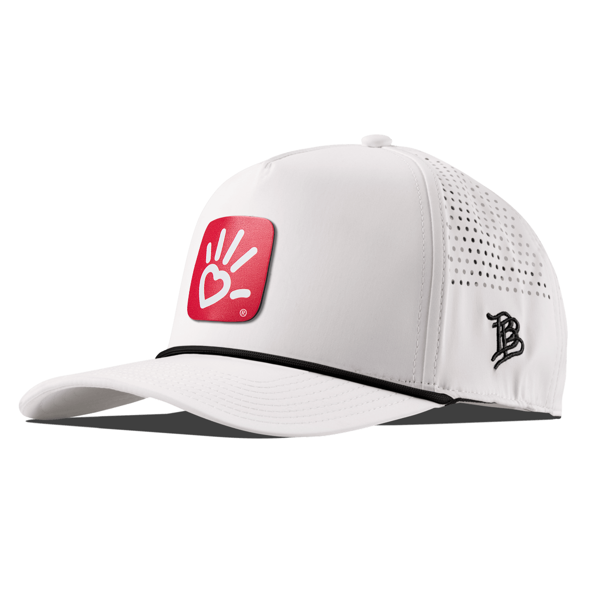 Phoenix Children's Icon Curved 5 Panel Rope White