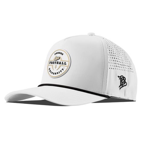 Purdue University "Purdue Football Legacy" Curved 5 Panel Rope White