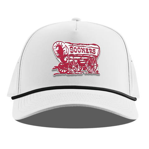 University of Oklahoma "Sooner Schooner" Curved 5 Panel Rope White