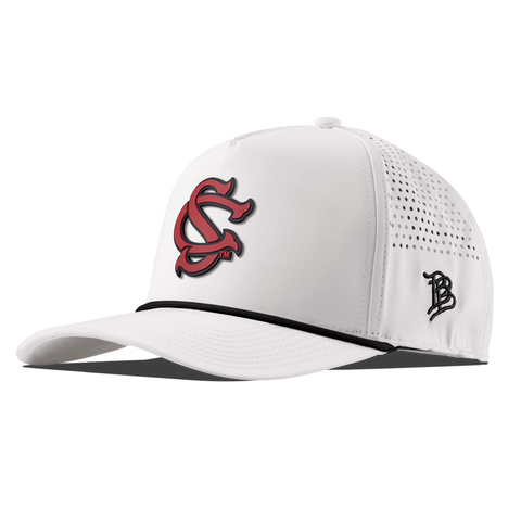 University of South Carolina "South Carolina Baseball" Curved 5 Panel Rope White