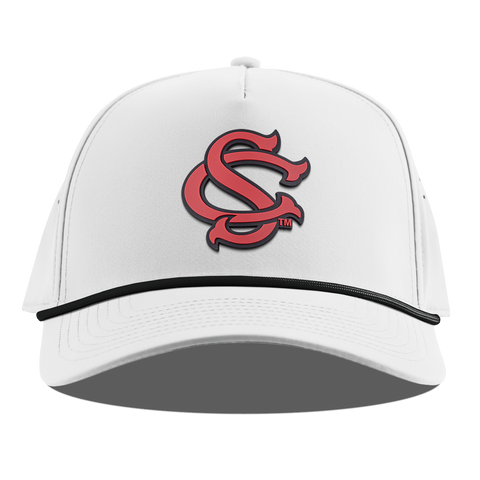 University of South Carolina "South Carolina Baseball" Curved 5 Panel Rope White