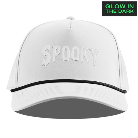 Spooky Glow Curved 5 Panel Rope White