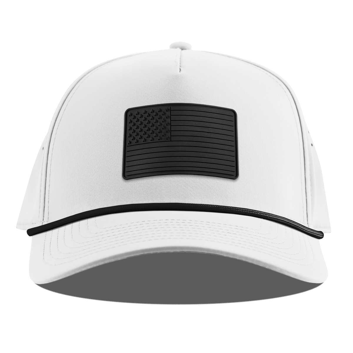 Onyx Old Glory Curved 5 Panel Rope White