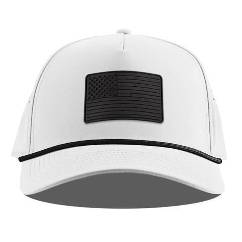 Onyx Old Glory Curved 5 Panel Rope White