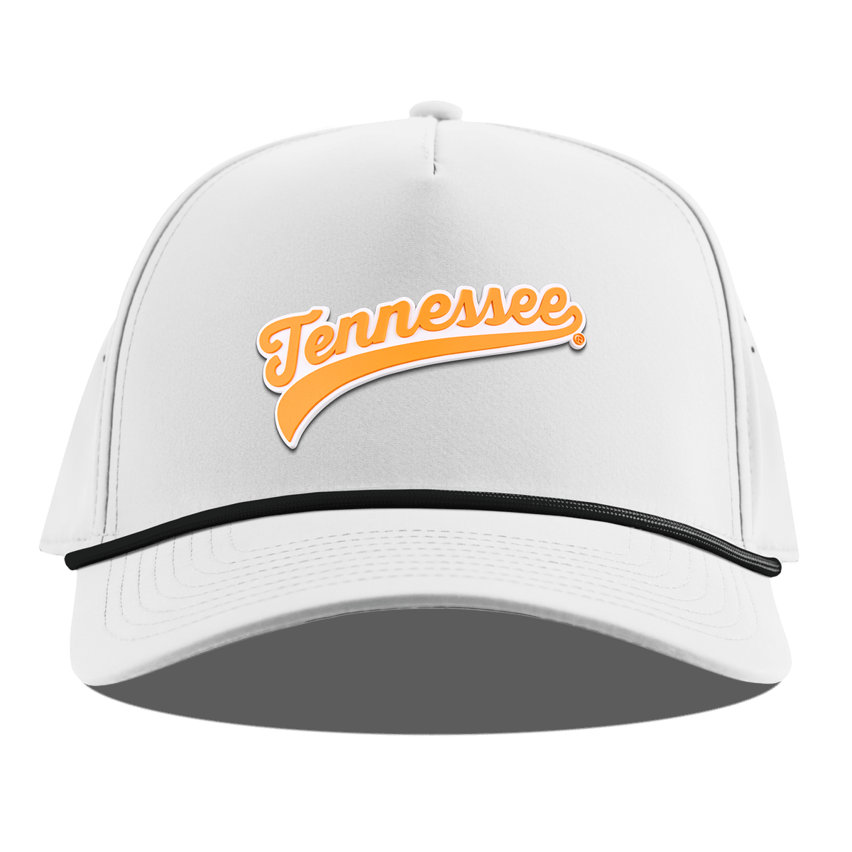 University of Tennessee "Tennessee Script" Curved 5 Panel Rope White