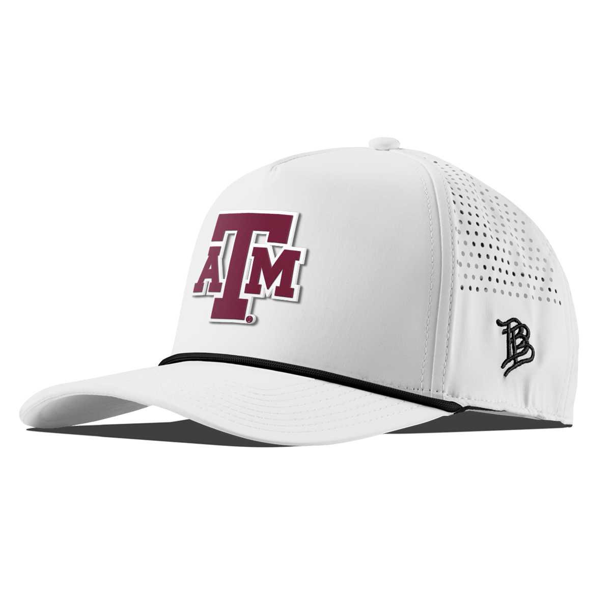 Texas A&M University "Texas A&M Block" Curved 5 Panel Rope White