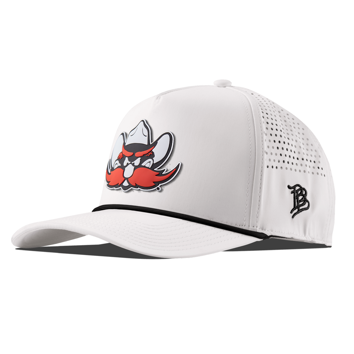 Texas Tech University "Texas Tech Raider " Curved 5 Panel Rope White