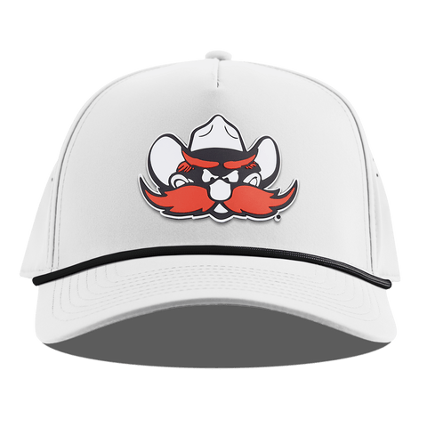 Texas Tech University "Texas Tech Raider" Curved 5 Panel Rope White