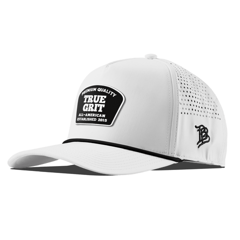 True Grit Curved 5 Panel Rope White