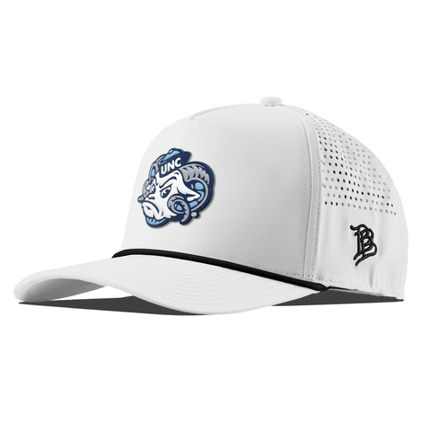 University of North Carolina "UNC Rameses" Curved 5 Panel Rope White