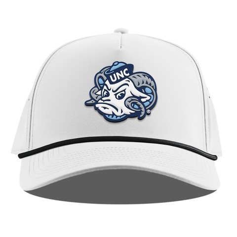 University of North Carolina "UNC Rameses" Curved 5 Panel Rope White