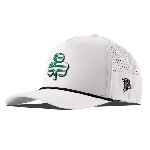 USA Shamrock Curved 5 Panel Rope White