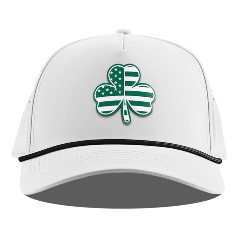 USA Shamrock Curved 5 Panel Rope White