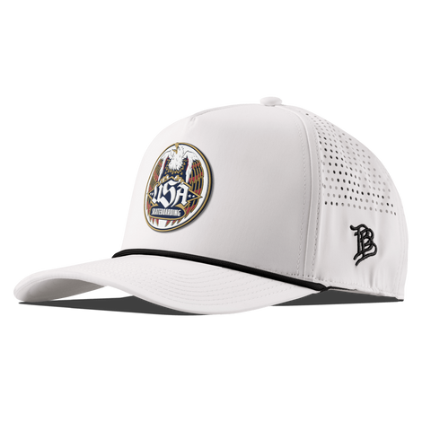 USA Skateboarding Eagle Curved 5 Panel Rope White