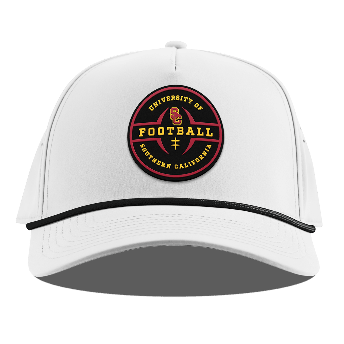 University of Southern California "USC Football Legacy" Curved 5 Panel Rope White