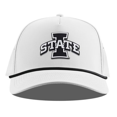 Iowa State University "Vintage Iowa State" Curved 5 Panel Rope White
