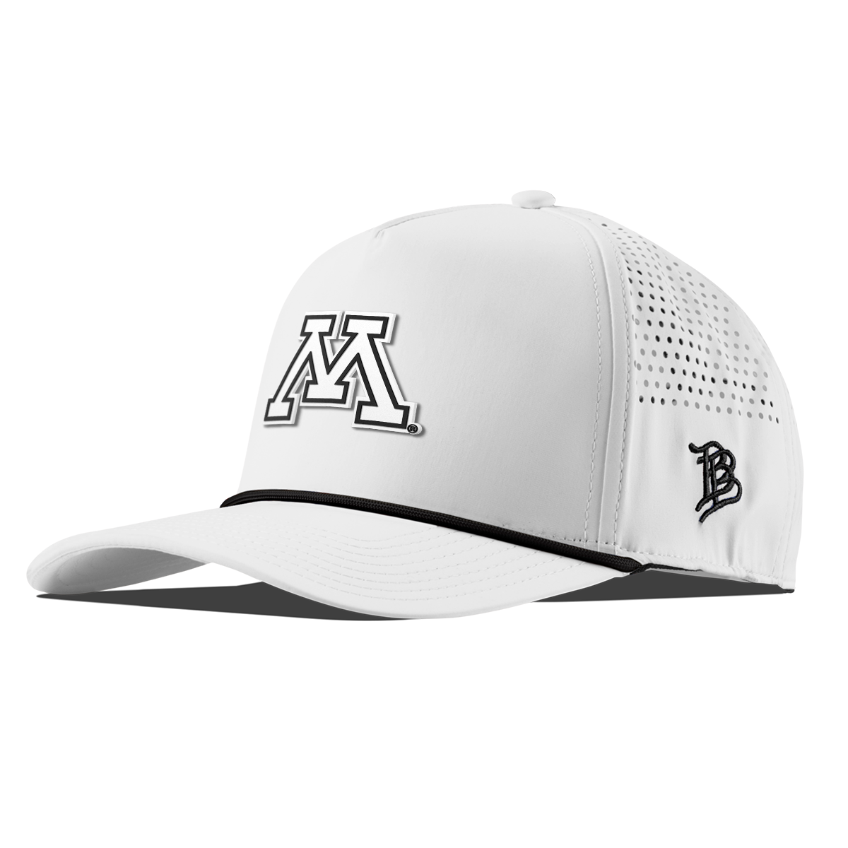 University of Minnesota "Vintage Minnesota Team Logo" Curved 5 Panel Rope White