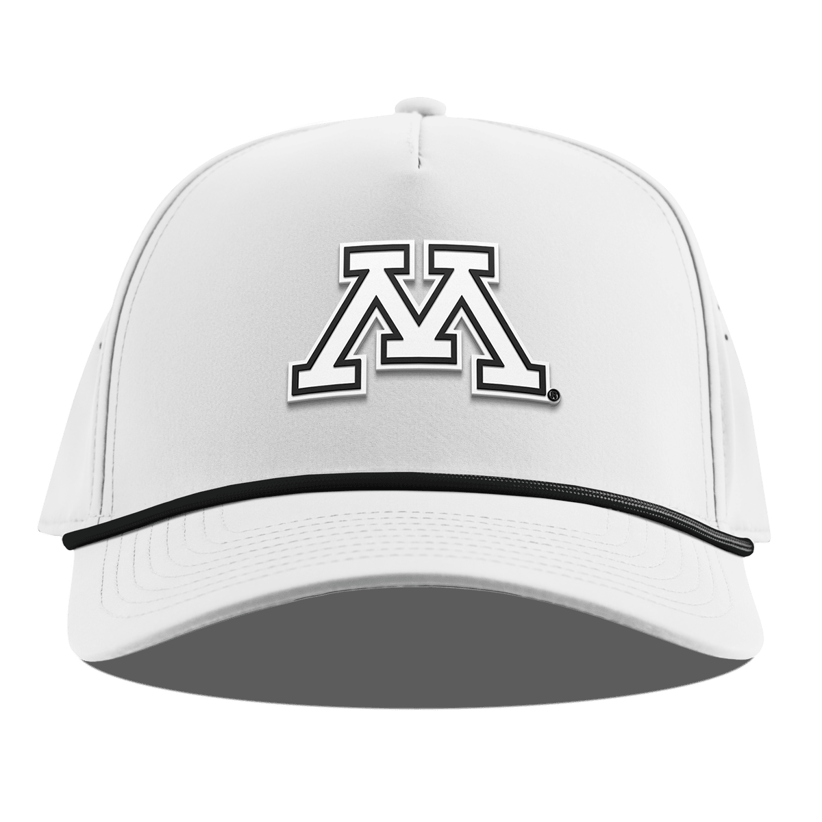 University of Minnesota "Vintage Minnesota Team Logo" Curved 5 Panel Rope White