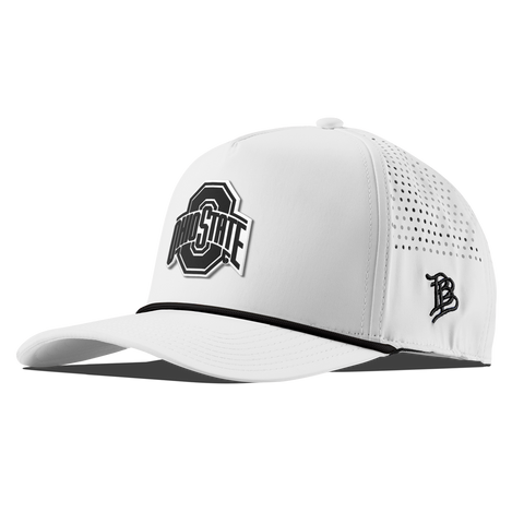 Ohio State University "Vintage Ohio State Team Logo" Curved 5 Panel Rope White