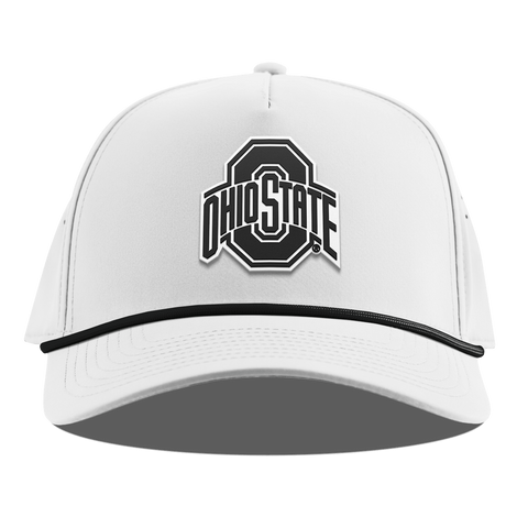 Ohio State University "Vintage Ohio State Team Logo" Curved 5 Panel Rope White