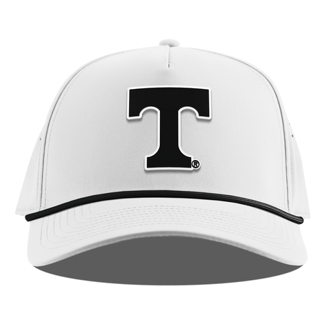 University of Tennessee "Vintage Tennessee Block" Curved 5 Panel Rope White