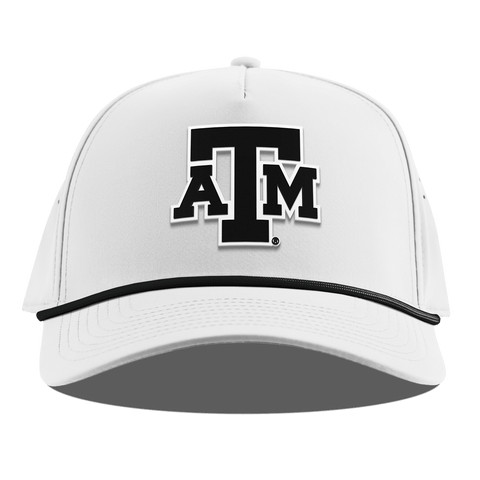 Texas A&M University "Vintage Texas A&M Block" Curved 5 Panel Rope White