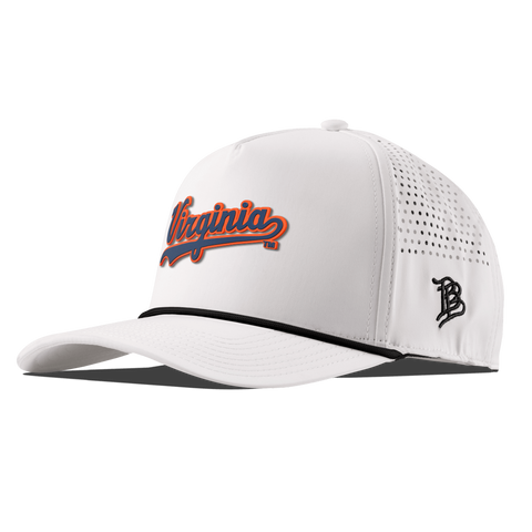 University of Virginia "Virginia Script" Curved 5 Panel Rope White