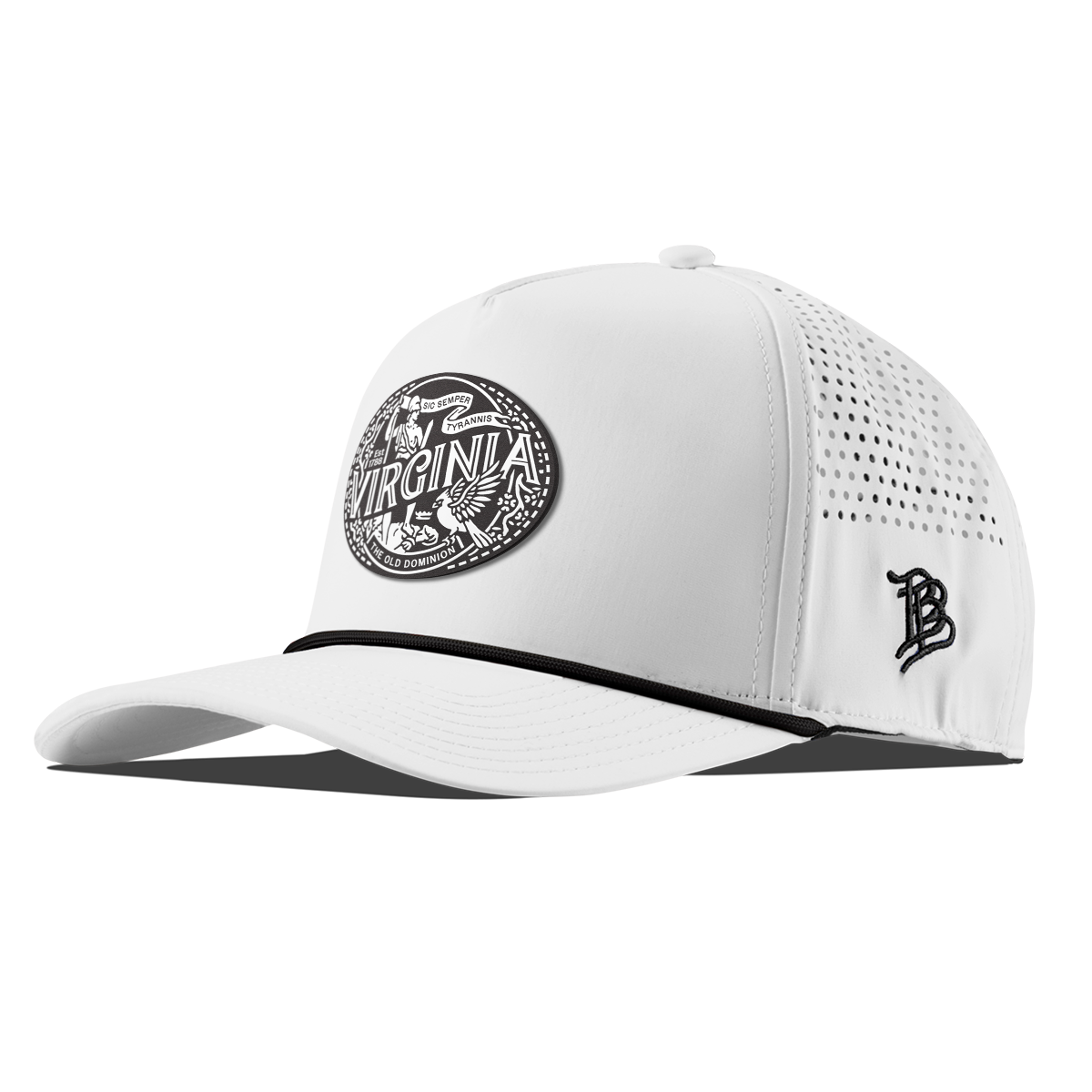 Virginia Traveler Curved 5 Panel Rope White