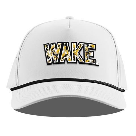 Wake Forest University "Wake Tie Dye" Curved 5 Panel Rope White