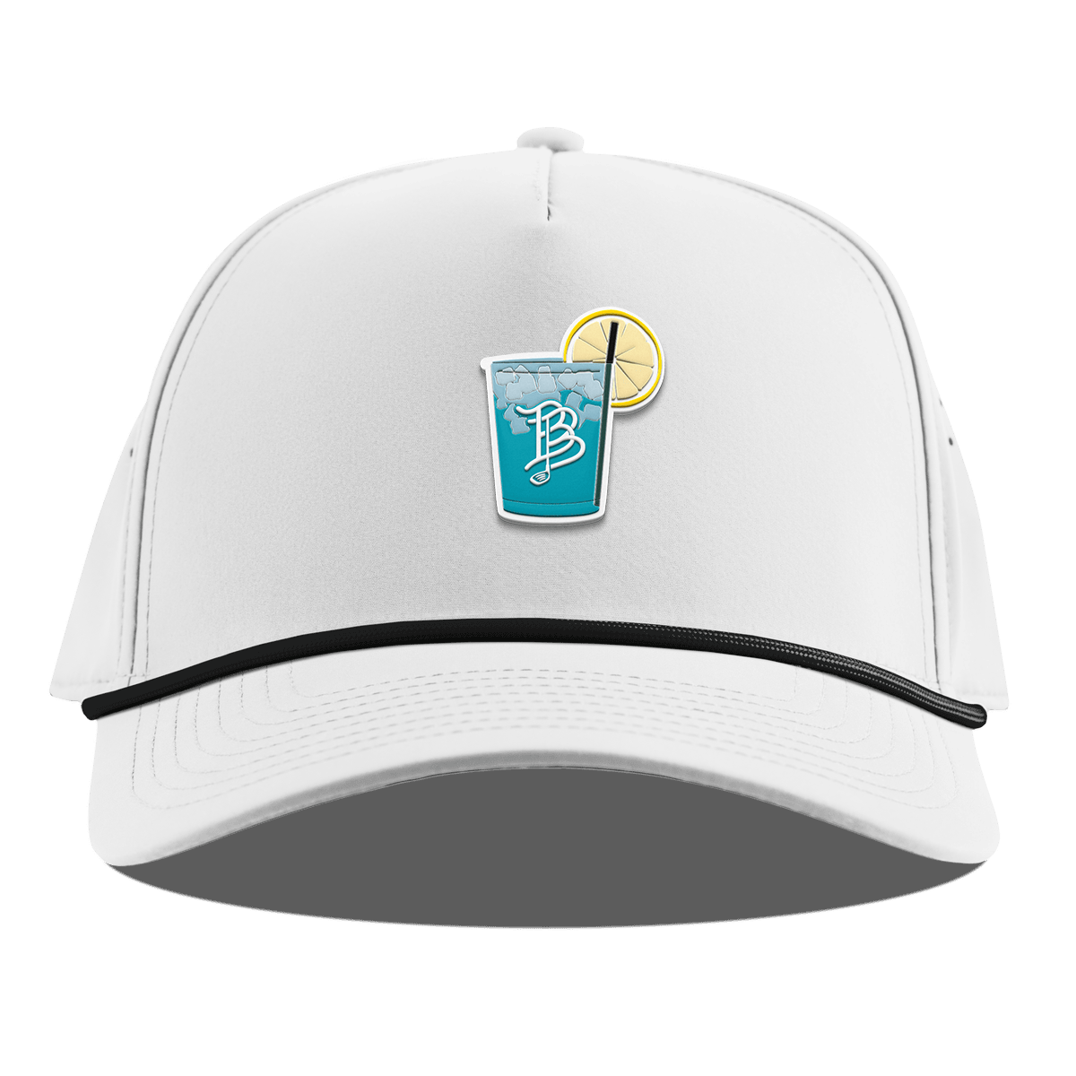 Water Hazard Curved 5 Panel Rope White