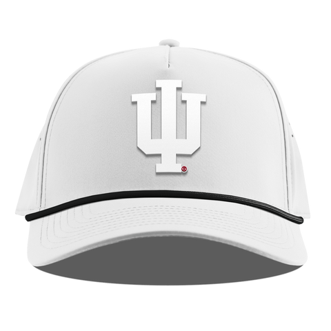 Indiana University "Whiteout Indiana Team Logo" Curved 5 Panel Rope White
