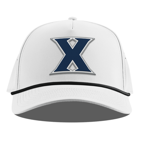 Xavier University "Xavier Block" Curved 5 Panel Rope White