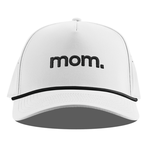 mom. Curved 5 Panel Rope White