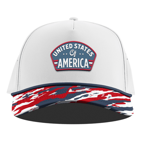 United States of America Badge Curved 5 Panel Rope