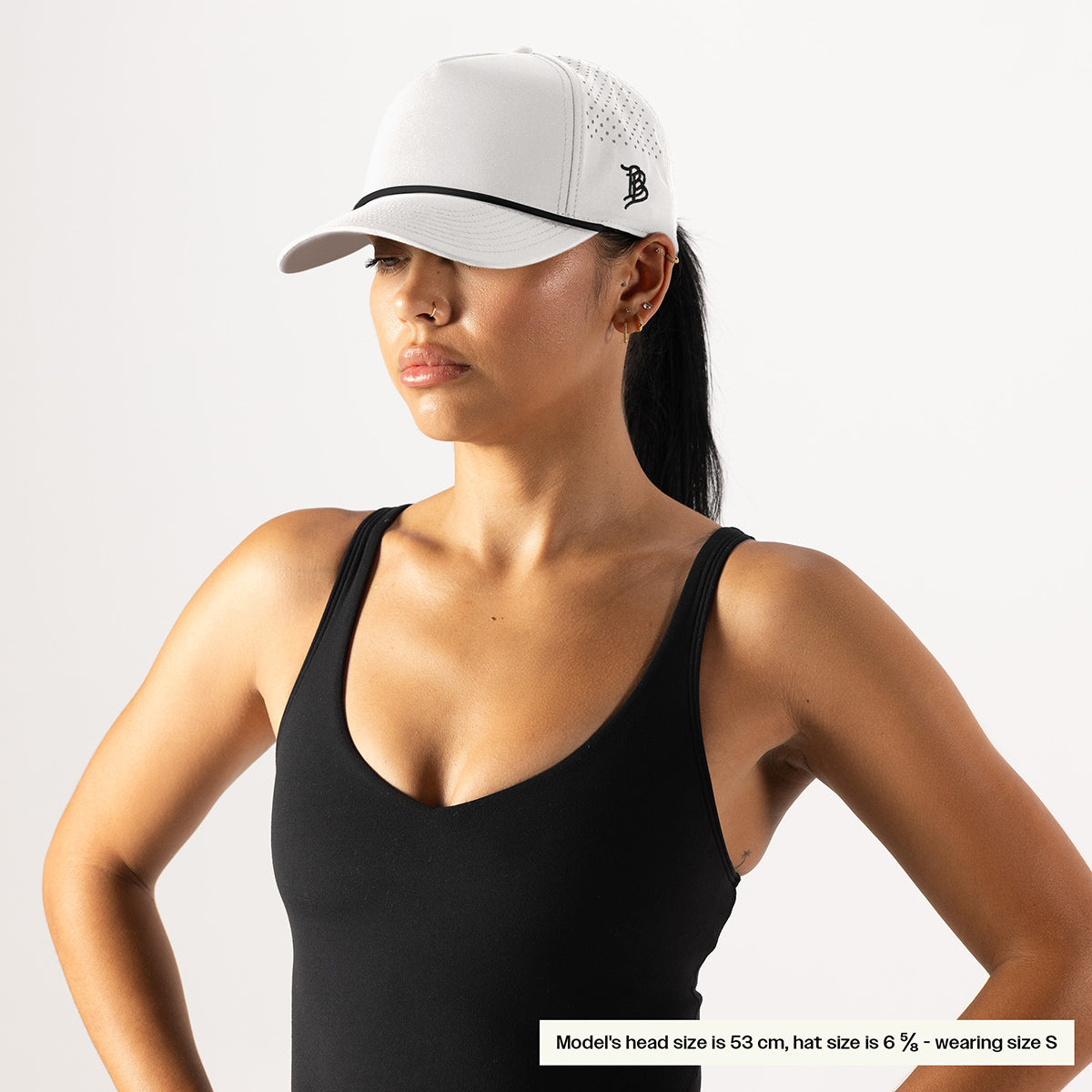 Bare Curved 5 Panel Rope White Small