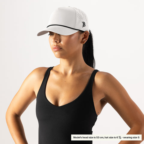 Bare Curved 5 Panel Rope White Small