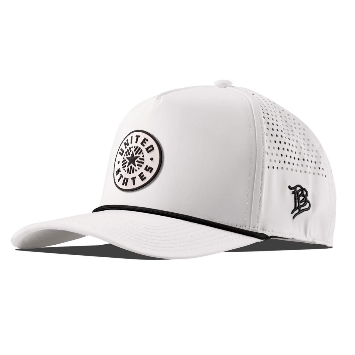 Anthem PVC Curved 5 Panel Rope White/Black