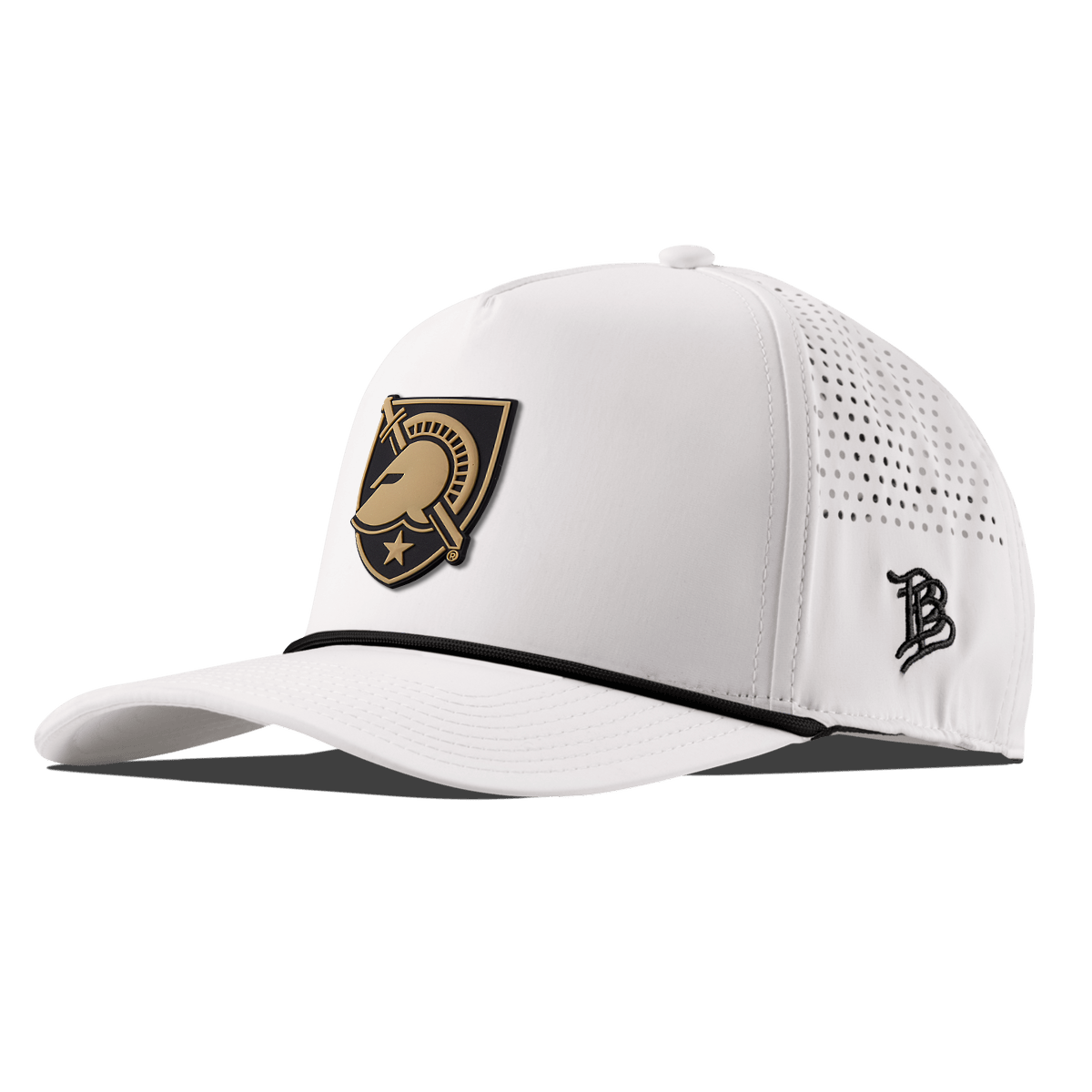 Army "Army Knights" Curved 5 Panel Rope White/Black