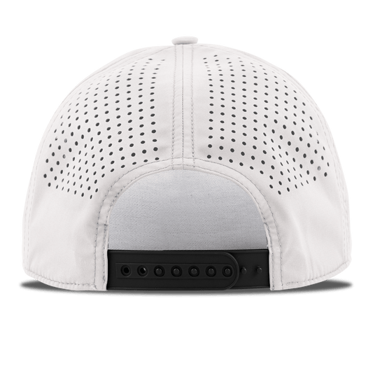 Elevated American Navy Curved 5 Panel Rope Back White/Black 