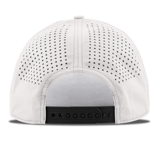 Elevated American Curved 5 Panel Rope Back White/Black 