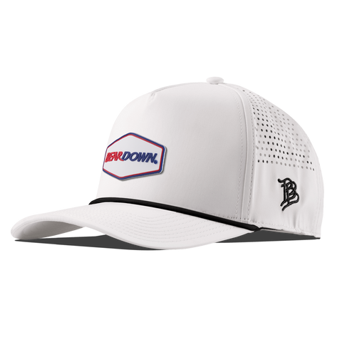 University of Arizona "Bear Down Arizona" Curved 5 Panel Rope White/Black 