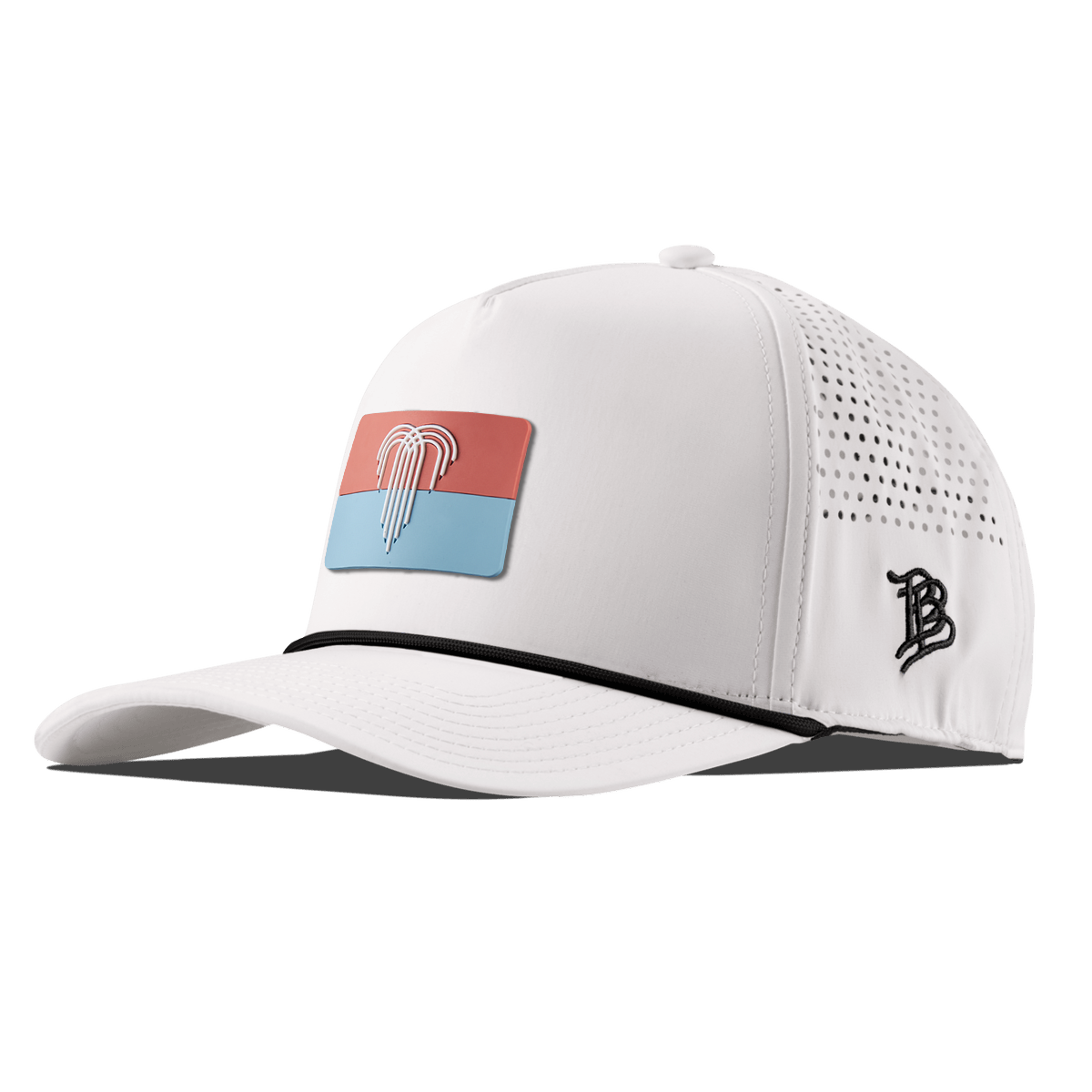 Kansas City Flag Curved 5 Panel Rope White