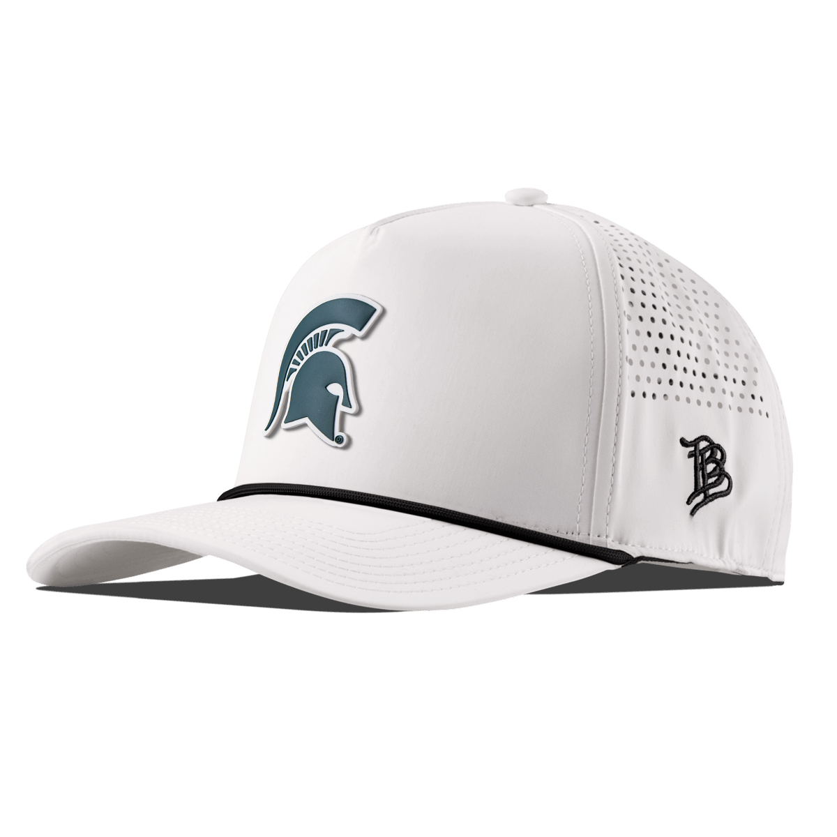 Michigan State University "Michigan State Spartan" Curved 5 Panel Rope Sky Blue/White