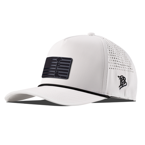 Midnight Memorial Curved 5 Panel Rope White/Black