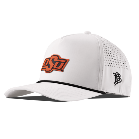 Oklahoma State University "OSU Team Logo" Curved 5 Panel Rope White/Black