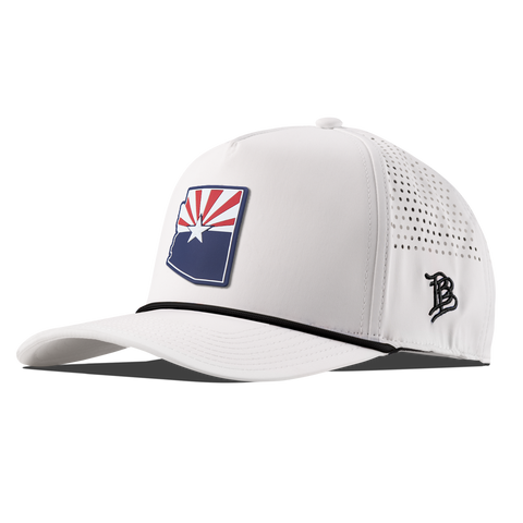 Arizona Patriot Series Curved 5 Panel Rope White/Black