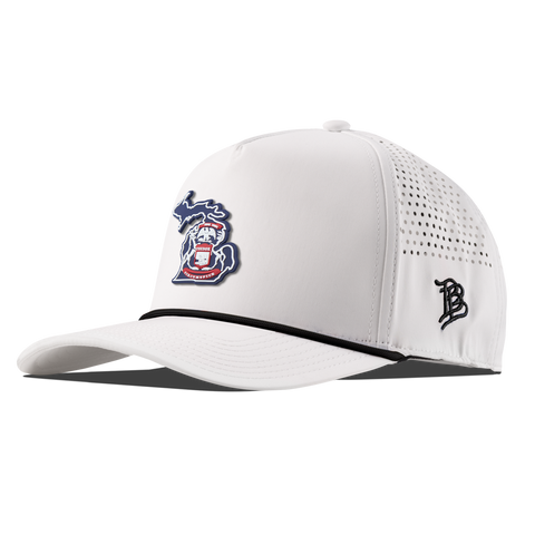 Michigan Patriot Series Curved 5 Panel Rope White/Black