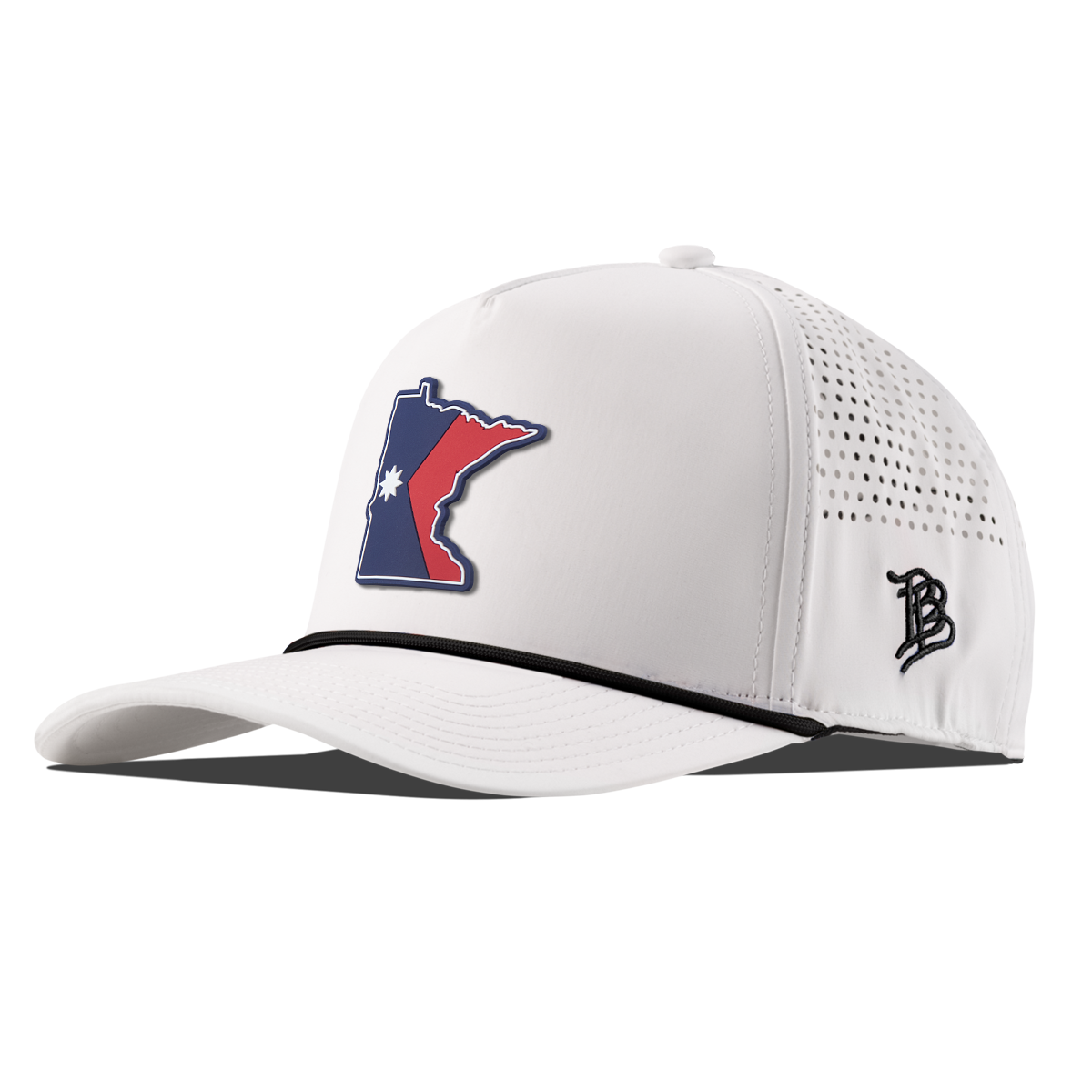 Minnesota Patriot Series Curved 5 Panel Rope White/Black