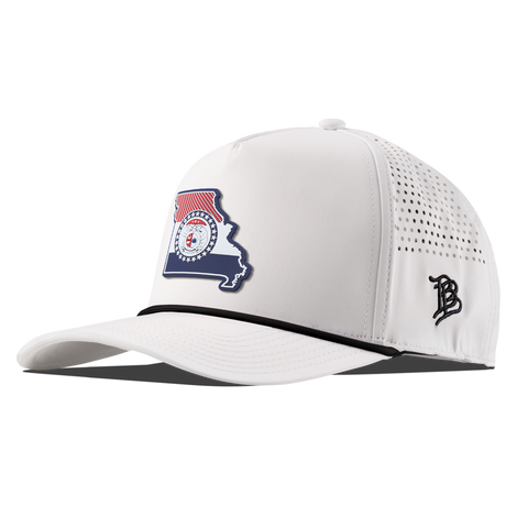 Missouri Patriot Series Curved 5 Panel Rope White/Black